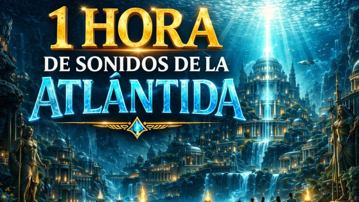 Sonidos de la Atlántida con Reiki Egipcio para relajación profunda, meditación y equilibrio energético.