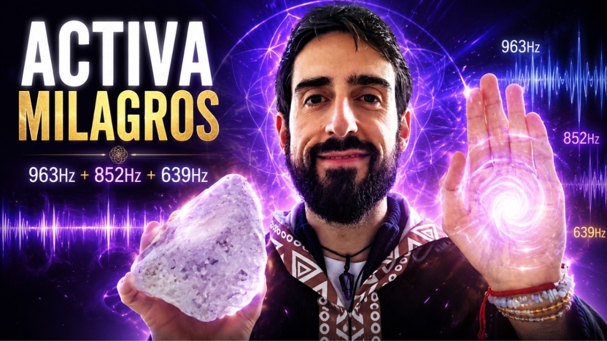 Sesión con frecuencias 963 Hz, 852 Hz y 639 Hz junto a Reiki Egipcio para meditación, relajación profunda y equilibrio energético.