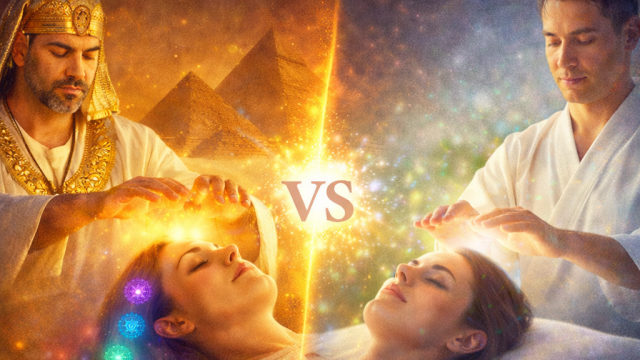 Reiki Egipcio y Reiki Usui: comparación energética